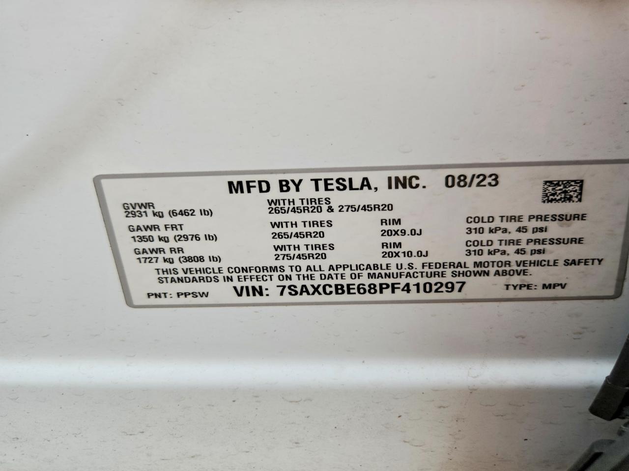 2023 TESLA MODEL X photo 14