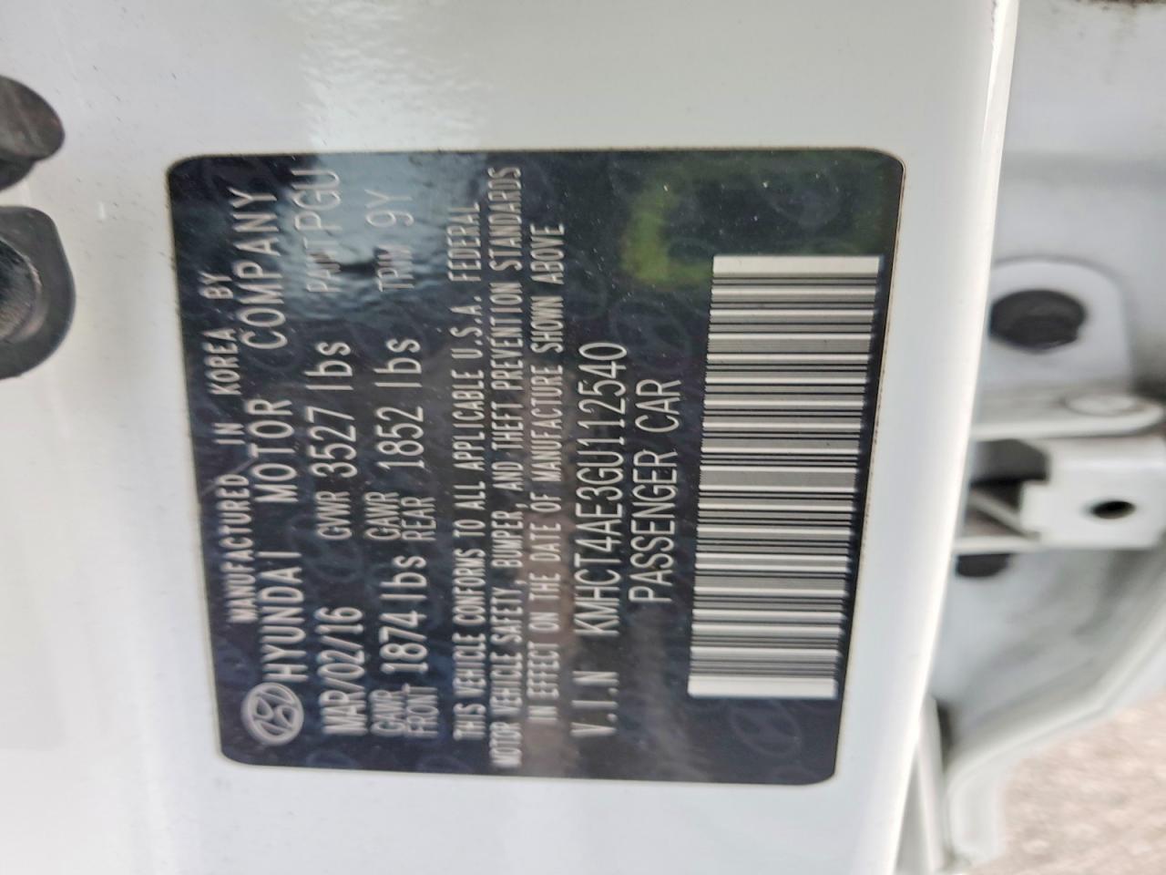 2016 HYUNDAI ACCENT SE photo 37