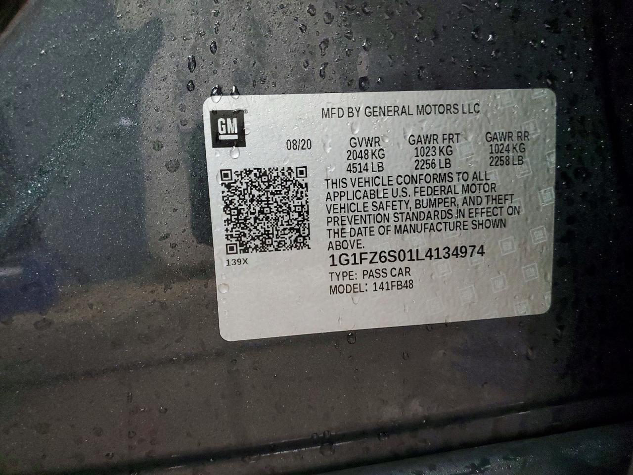 2020 CHEVROLET BOLT EV PREMIER photo 12