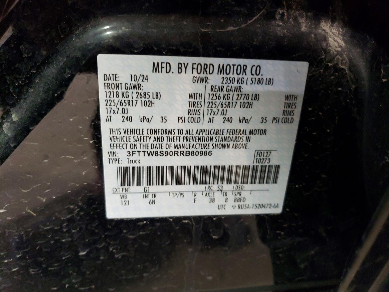 2024 FORD MAVERICK LARIAT photo 12