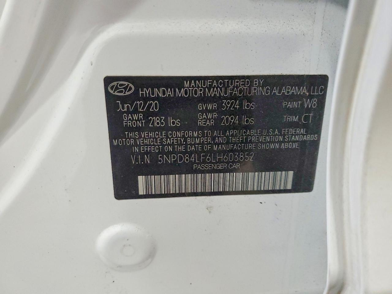 2020 HYUNDAI ELANTRA SEL photo 13