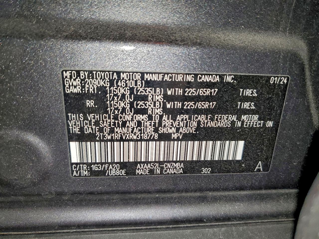 2024 TOYOTA RAV4 XLE photo 13