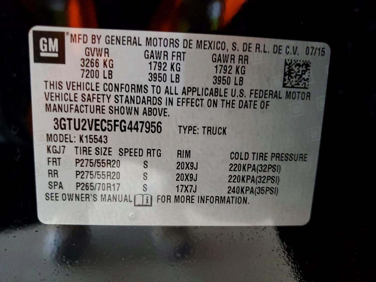 2015 GMC SIERRA K1500 SLT photo 12