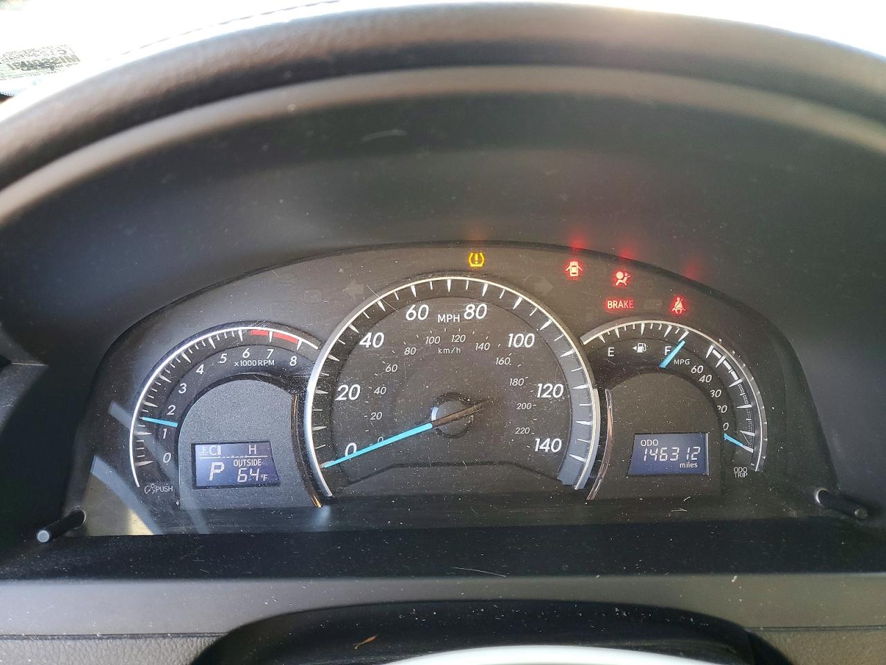 2012 TOYOTA CAMRY BASE photo 9
