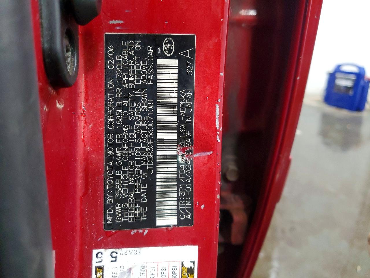 2006 TOYOTA COROLLA LE photo 12