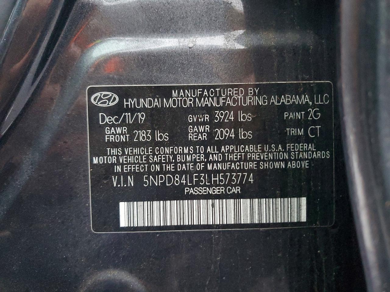 2020 HYUNDAI ELANTRA SEL photo 12