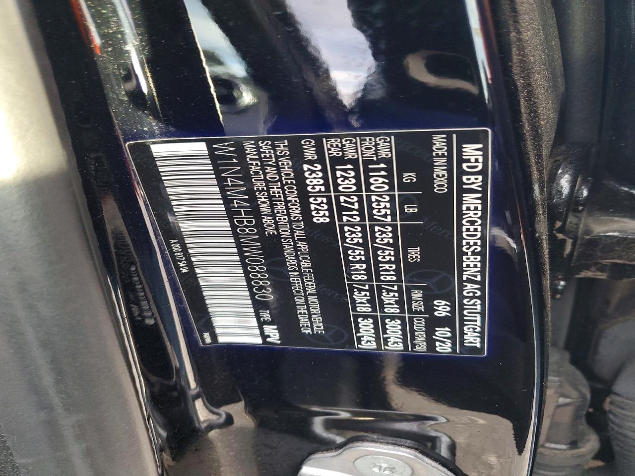 2021 MERCEDES-BENZ GLB 250 4MATIC photo 13