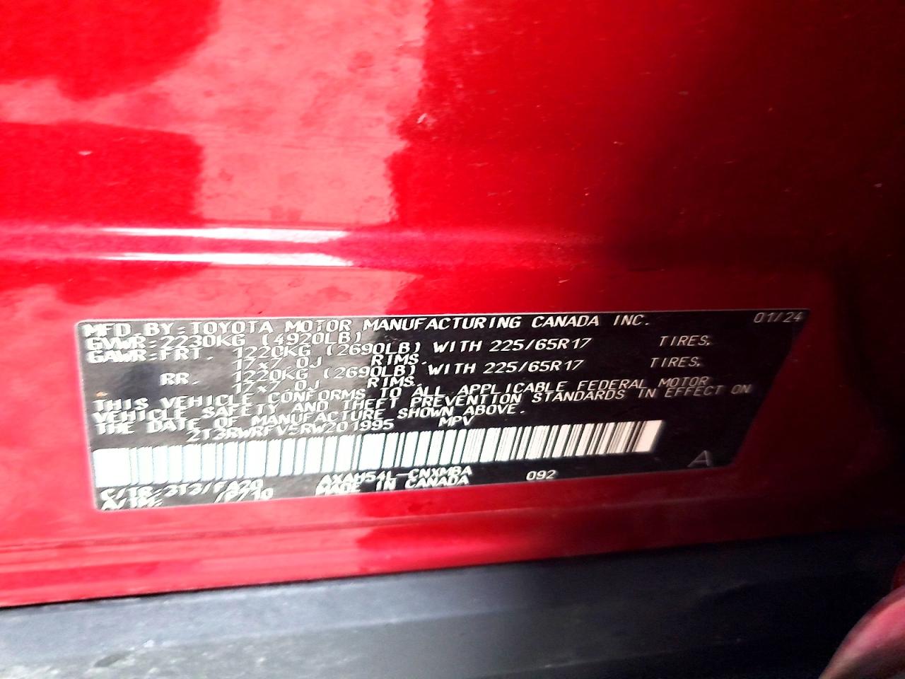 2024 TOYOTA RAV4 XLE photo 13