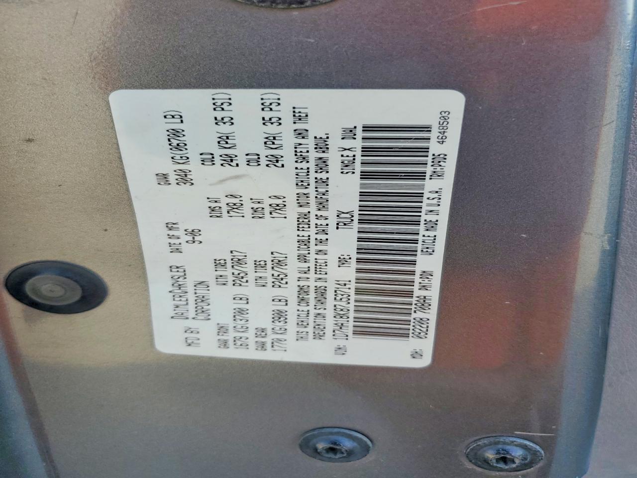 2007 DODGE RAM 1500 ST photo 12