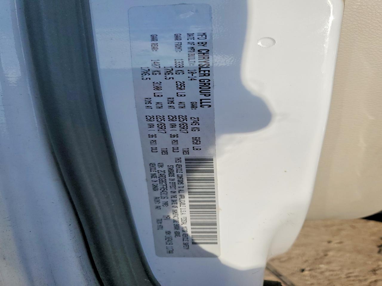 2015 DODGE GRAND CARAVAN SE photo 14
