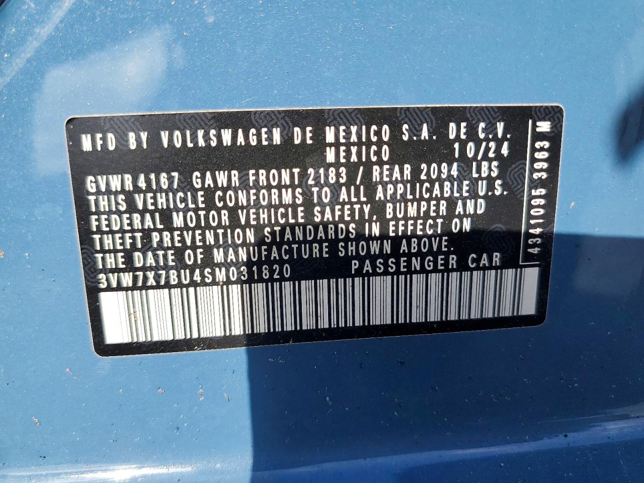 2025 VOLKSWAGEN JETTA SE photo 13