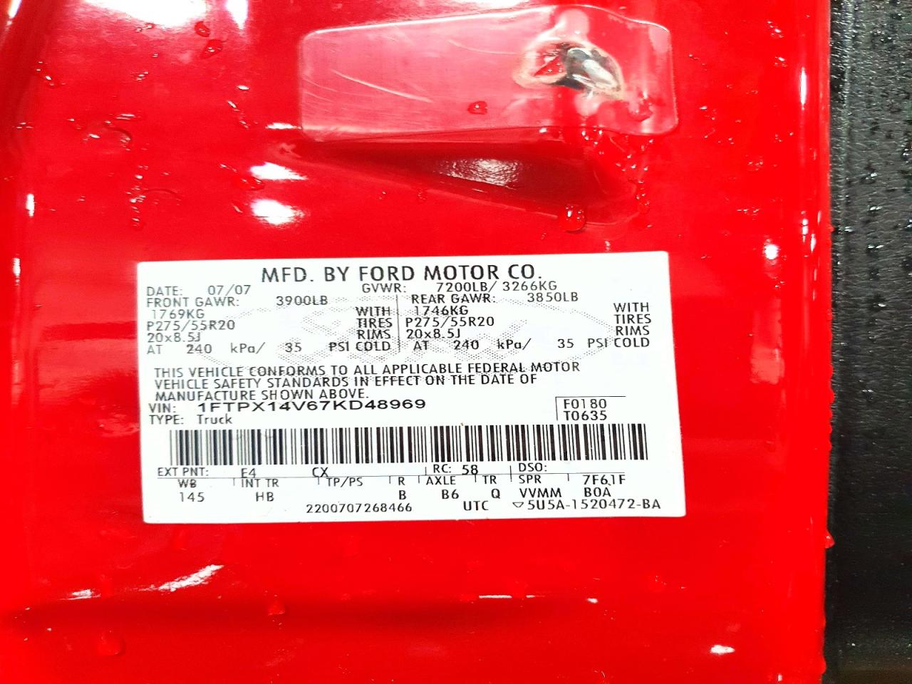 2007 FORD F150 photo 23