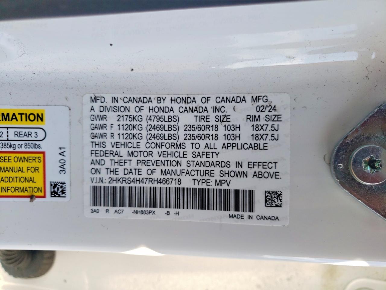 2024 HONDA CR-V EX photo 13