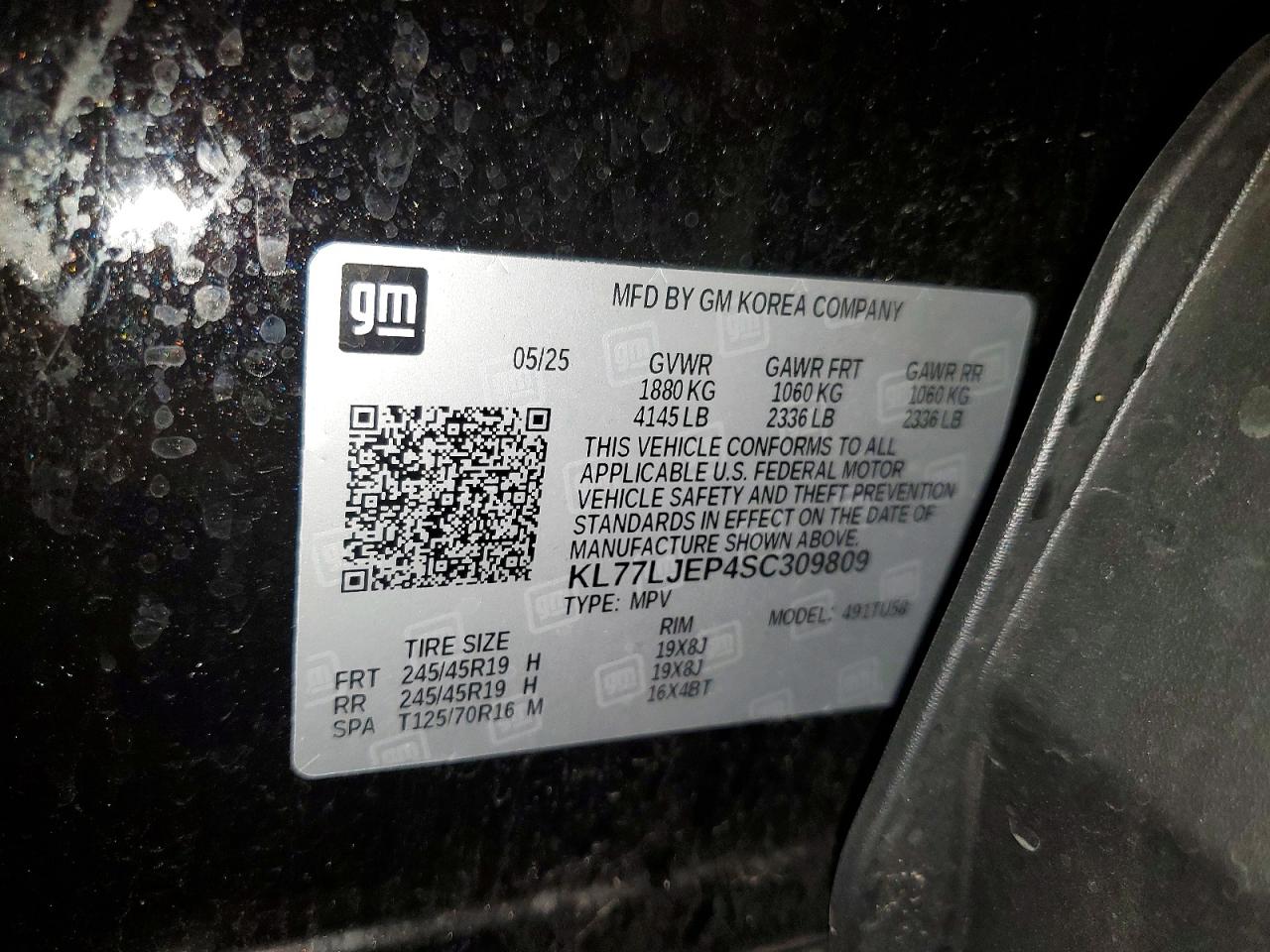 2025 CHEVROLET TRAX 2RS photo 13