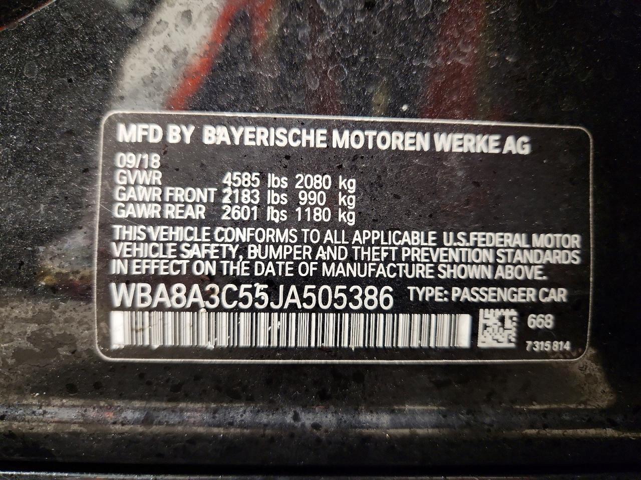 2018 BMW 320 XI photo 12