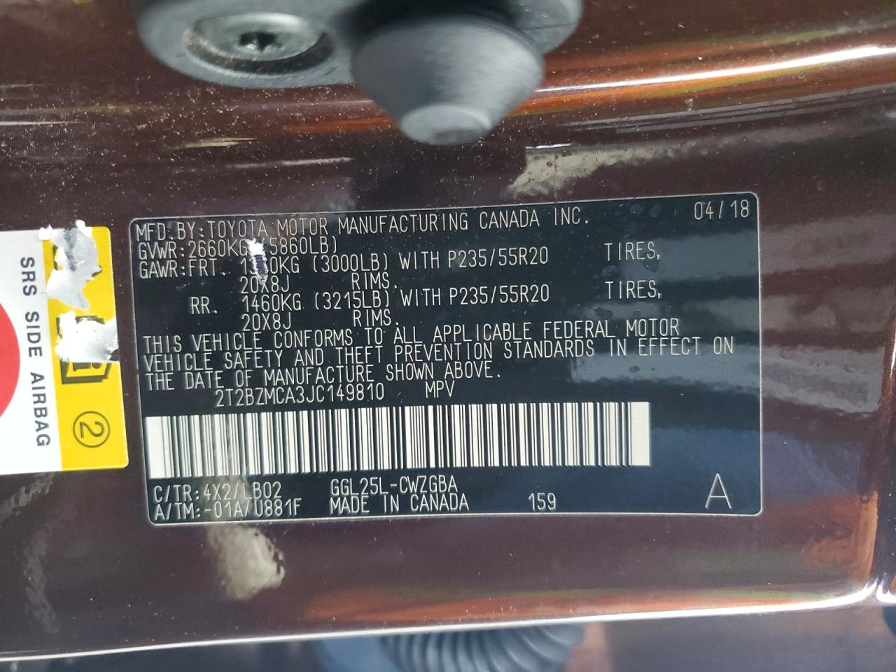 2018 LEXUS RX 350 BASE photo 13