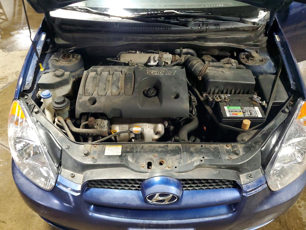 2010 HYUNDAI ACCENT BLUE photo 11