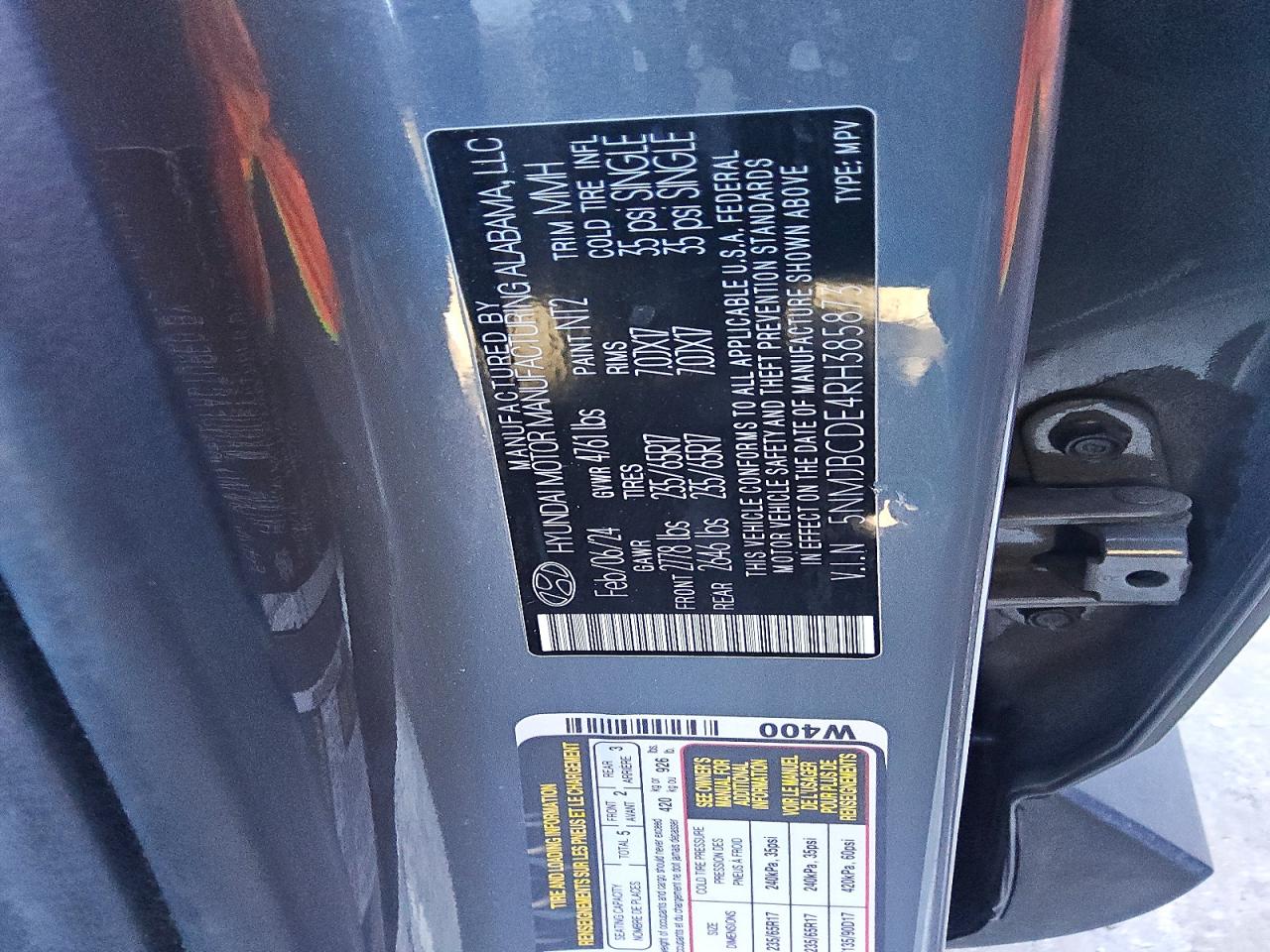 2024 HYUNDAI TUCSON SEL photo 13