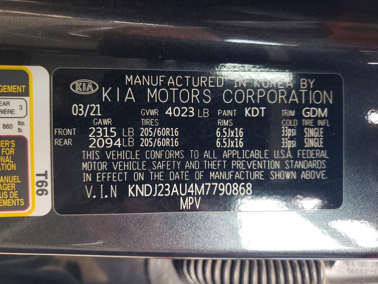 2021 KIA SOUL LX photo 27