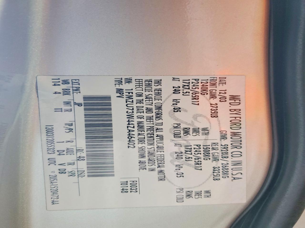2004 FORD EXPLORER XLT photo 13
