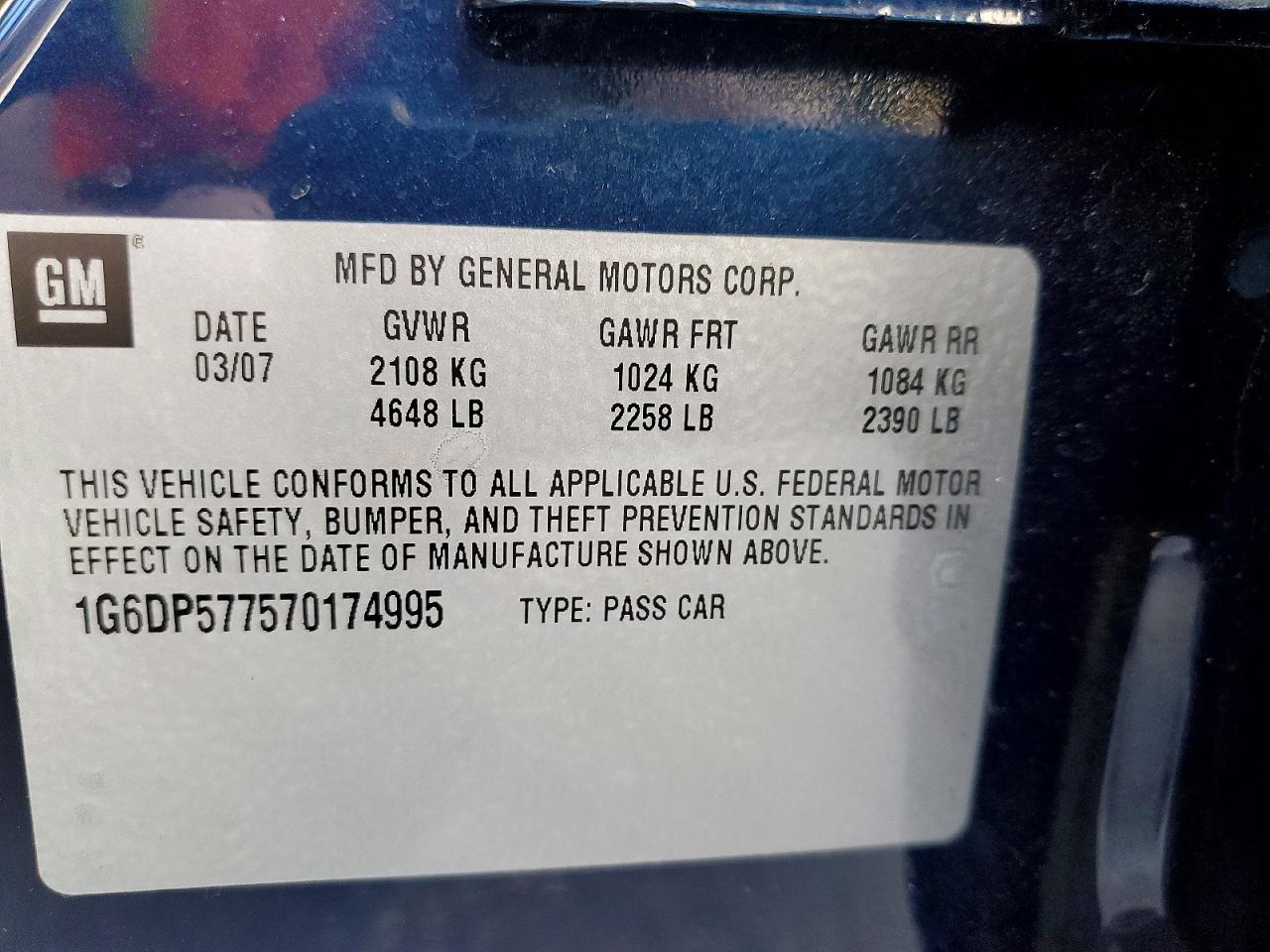 2007 CADILLAC CTS HI FEATURE V6 photo 12