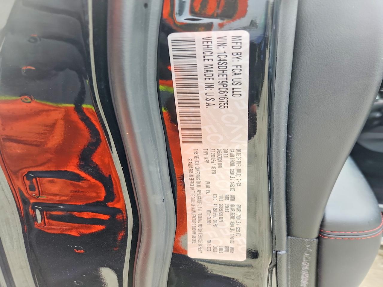 2023 DODGE DURANGO CITADEL photo 13