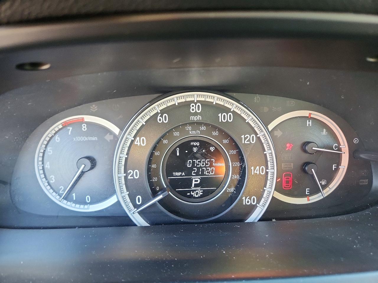 2016 HONDA ACCORD EXL photo 9