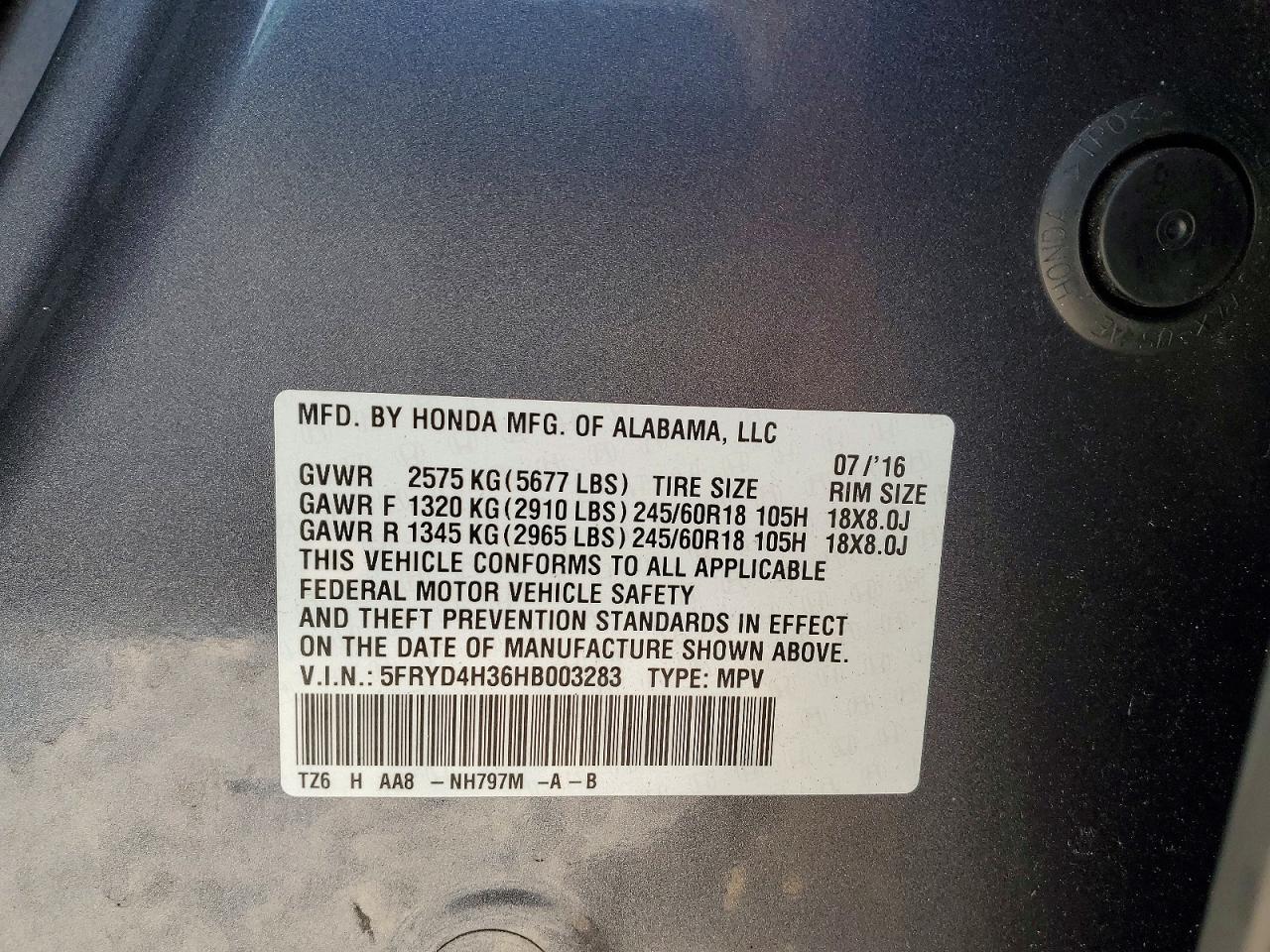 2017 ACURA MDX photo 13