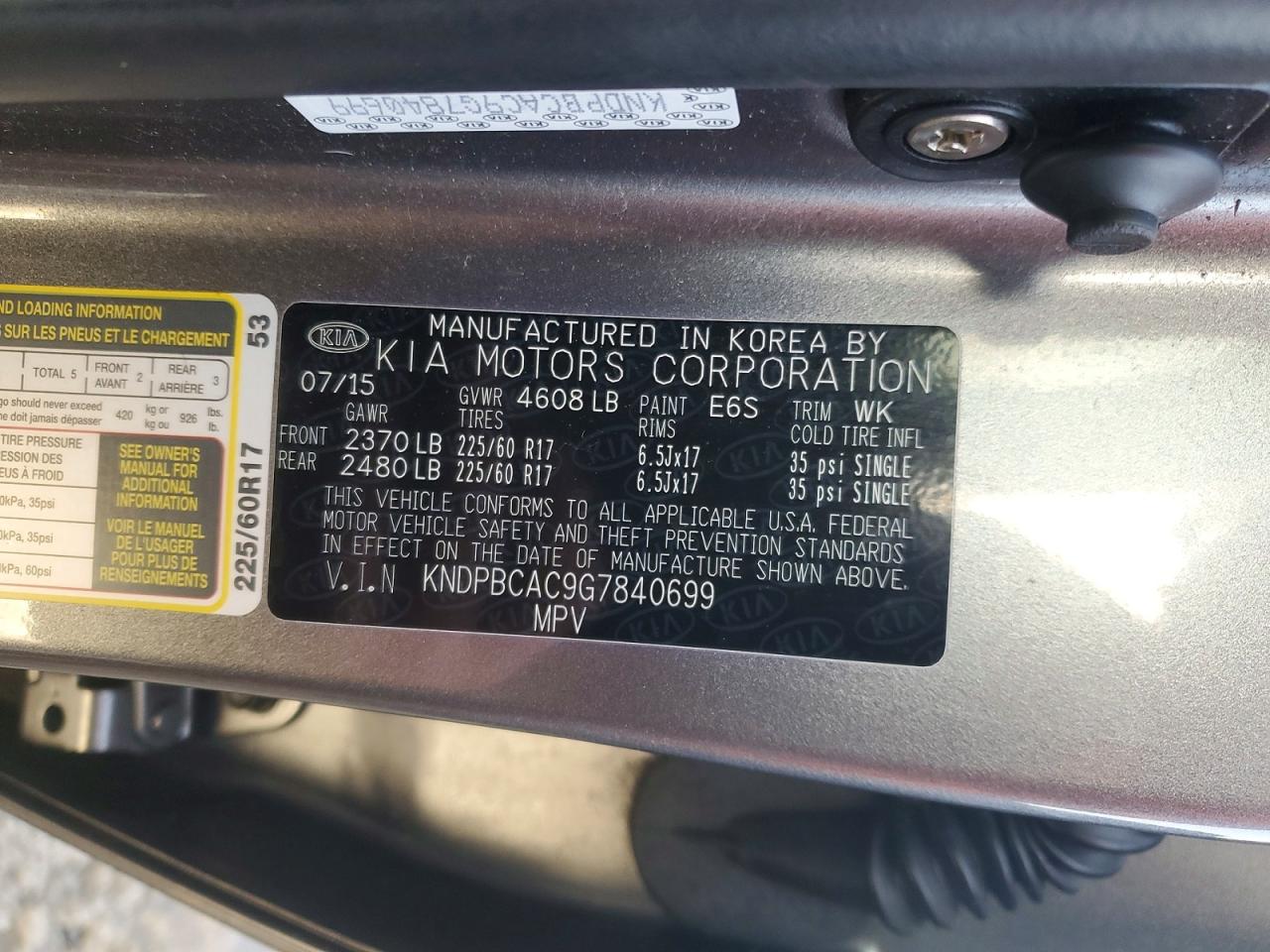 2016 KIA SPORTAGE LX photo 13