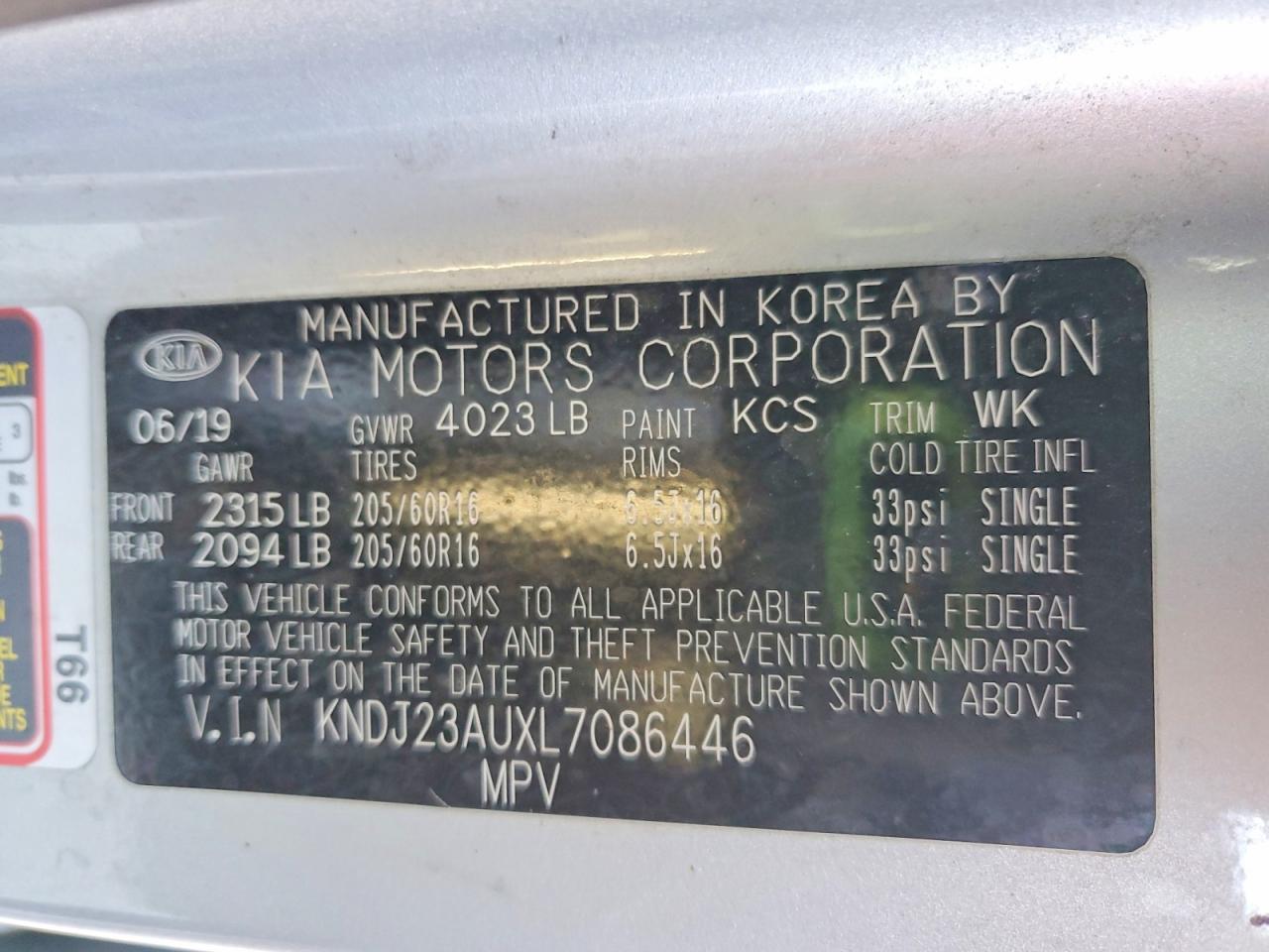 2020 KIA SOUL LX photo 34