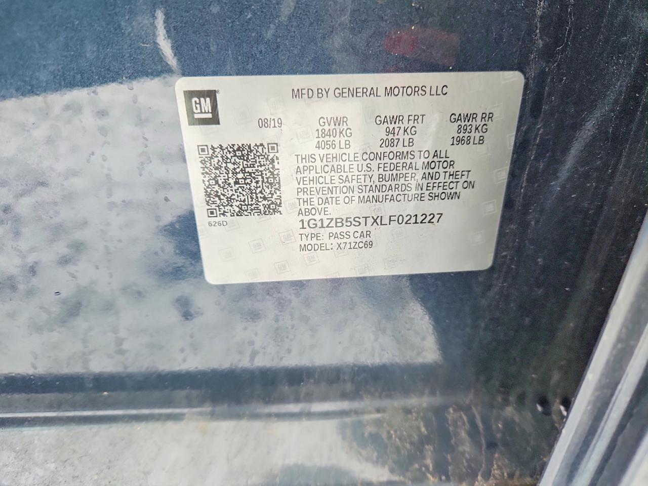 2020 CHEVROLET MALIBU LS photo 37