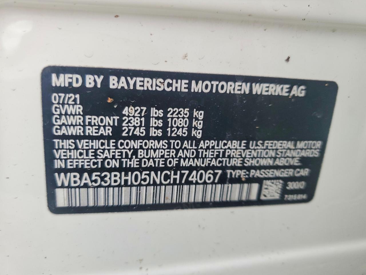 2022 BMW 530 I photo 12