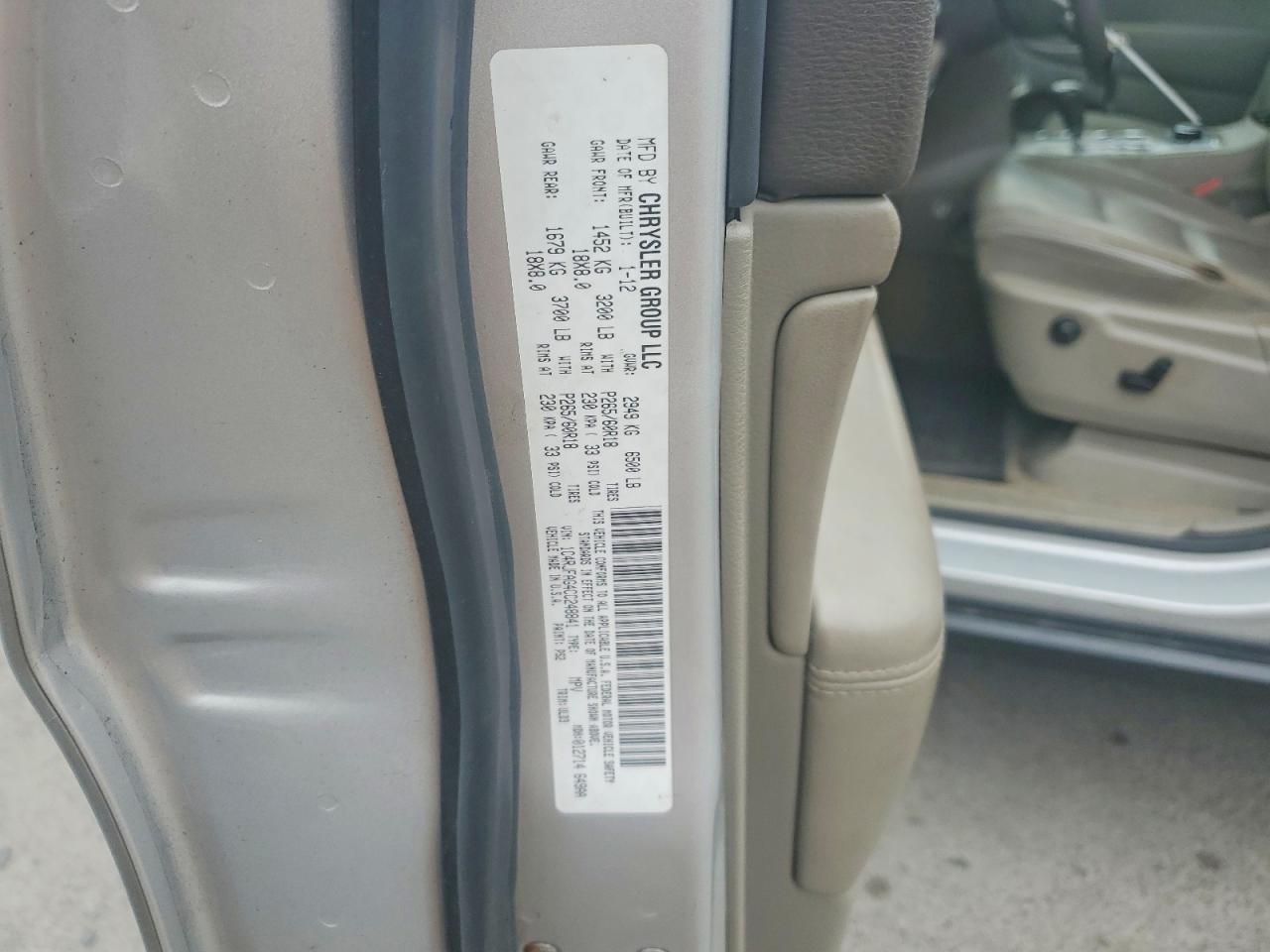 2012 JEEP GRAND CHEROKEE LAREDO photo 13
