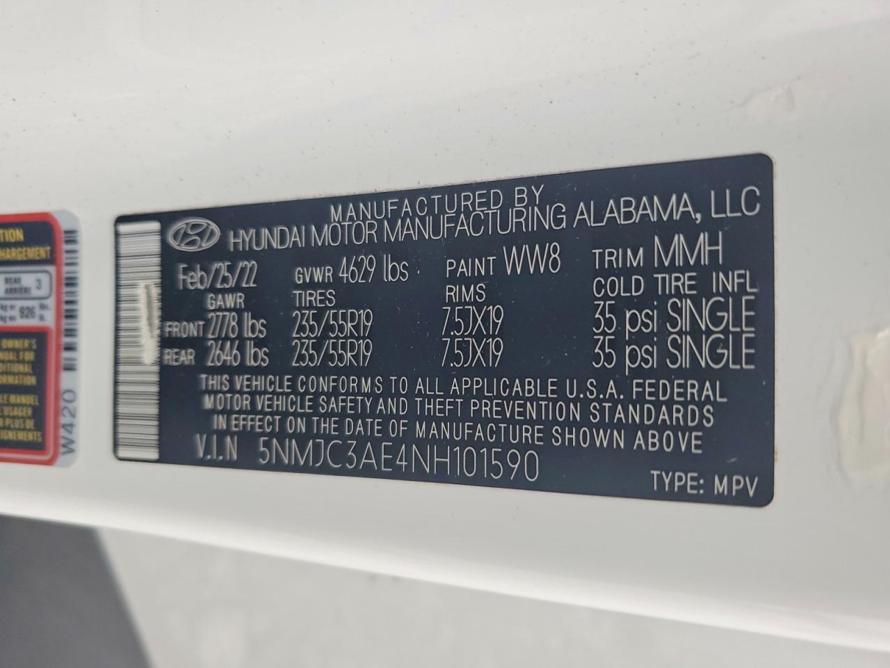 2022 HYUNDAI TUCSON SEL photo 13