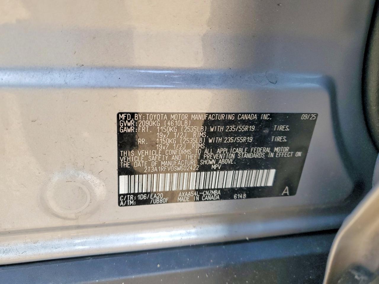 2025 TOYOTA RAV4 XLE PREMIUM photo 13