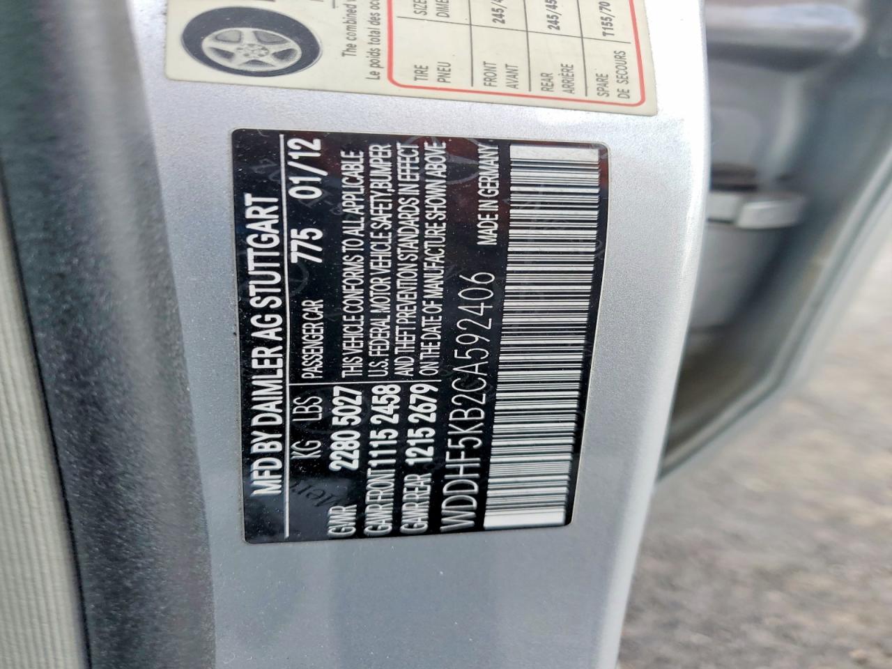 2012 MERCEDES-BENZ E 350 photo 13