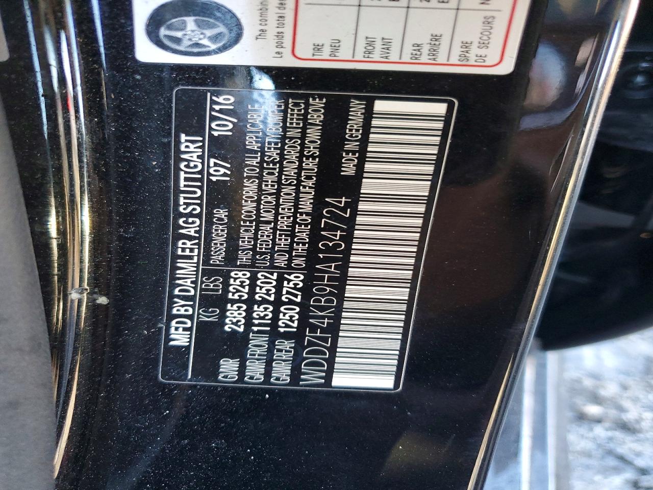 2017 MERCEDES-BENZ E 300 4MATIC photo 12