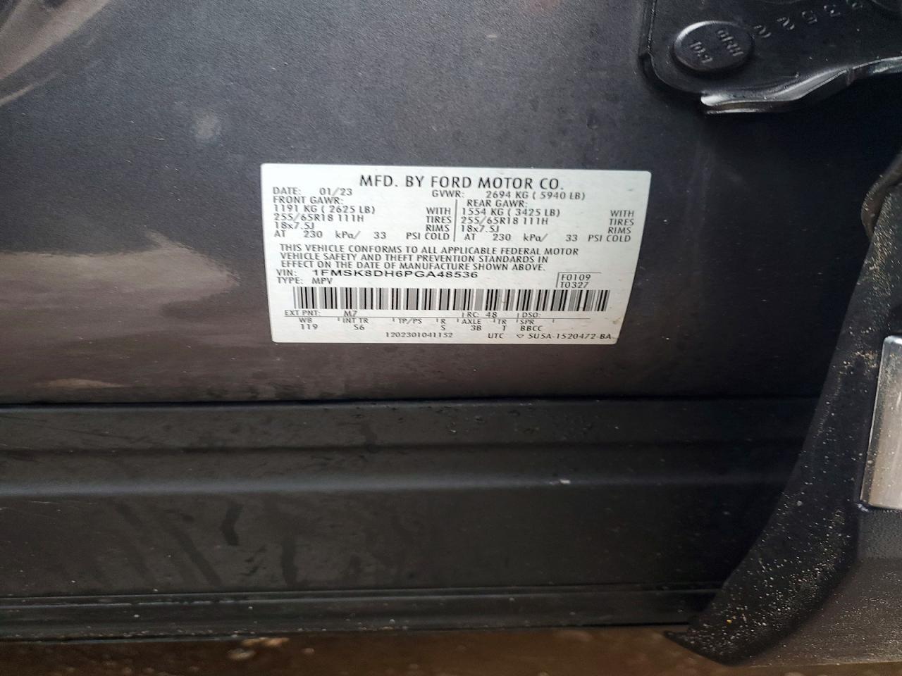 2023 FORD EXPLORER XLT photo 25