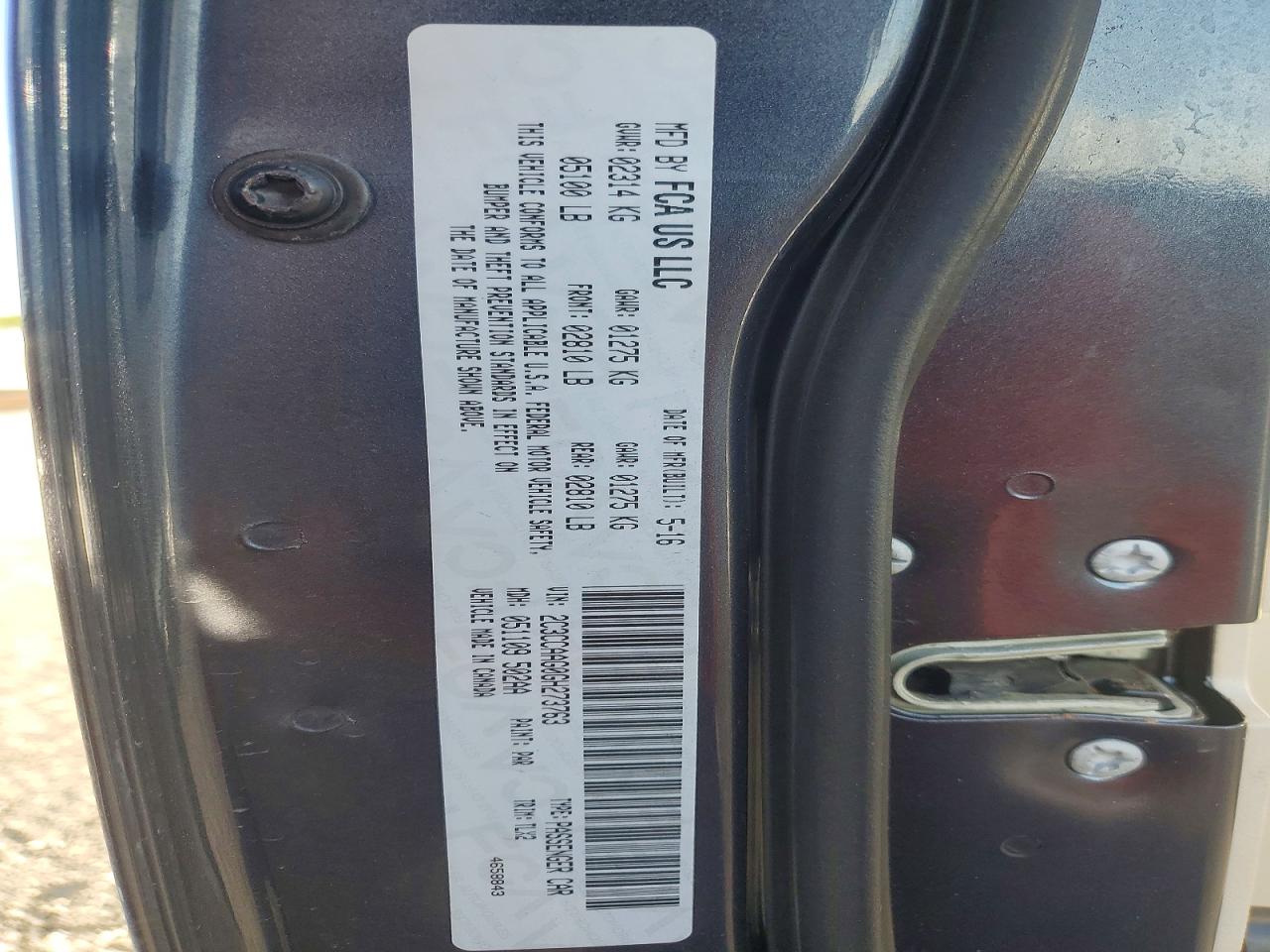 2016 CHRYSLER 300 LIMITED photo 34