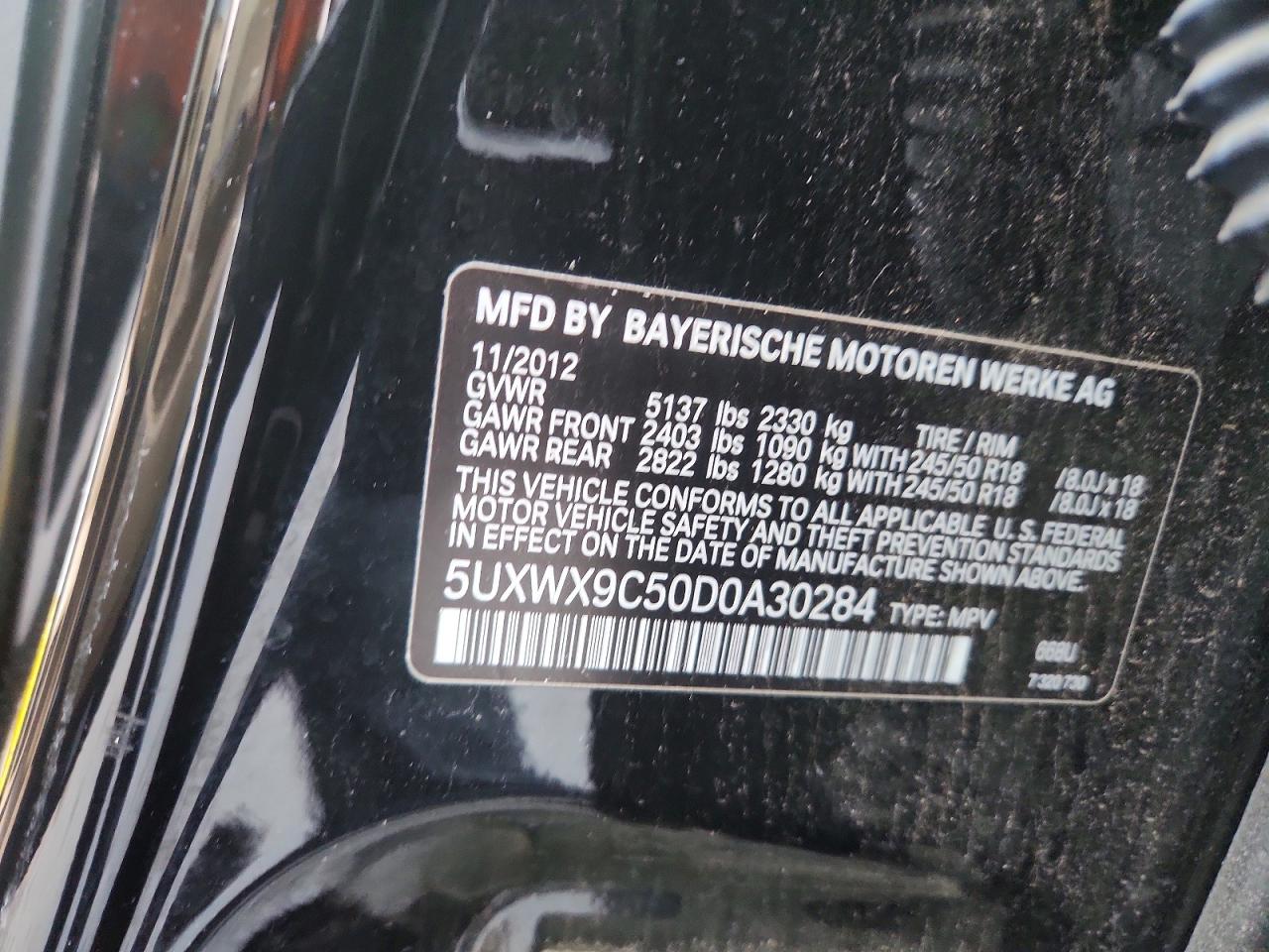 2013 BMW X3 XDRIVE28I photo 12