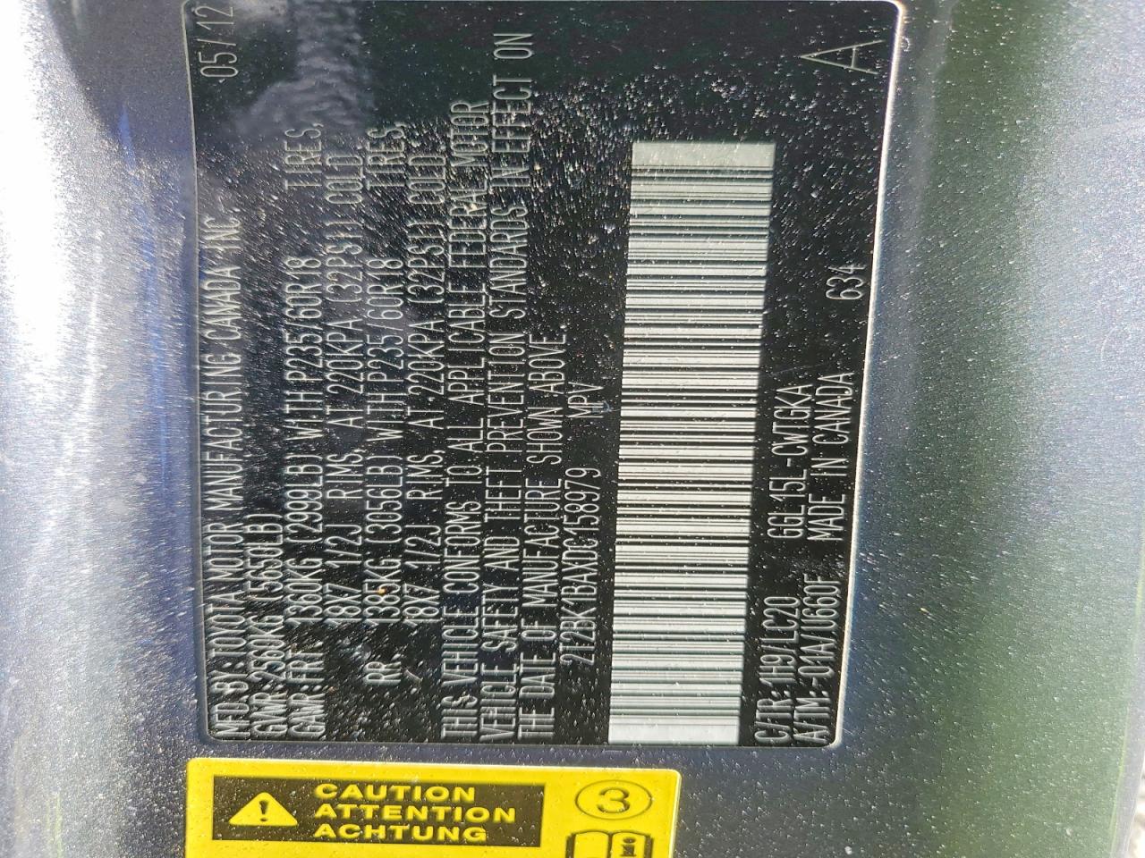 2013 LEXUS RX 350 BASE photo 14