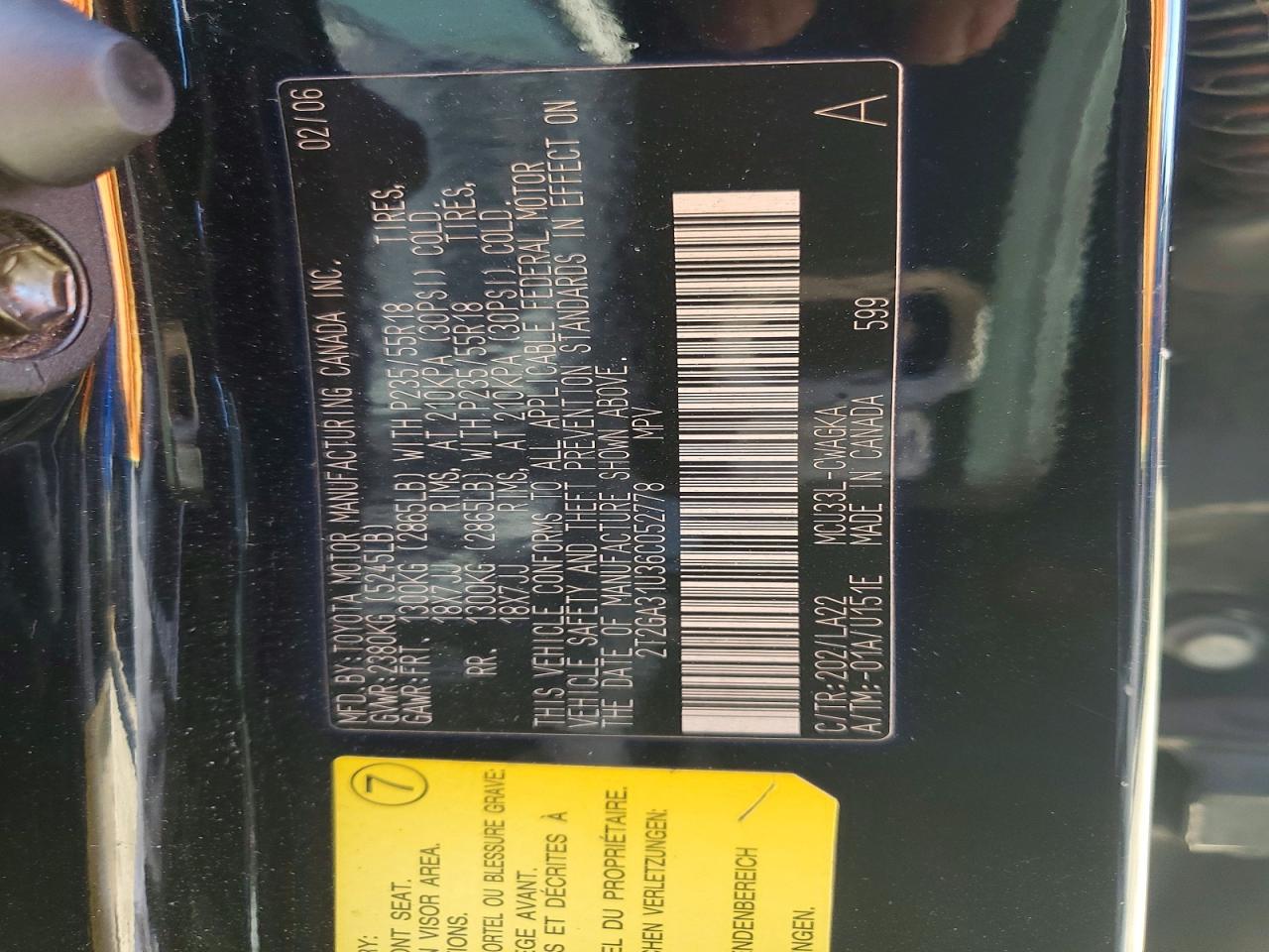 2006 LEXUS RX 330 photo 12