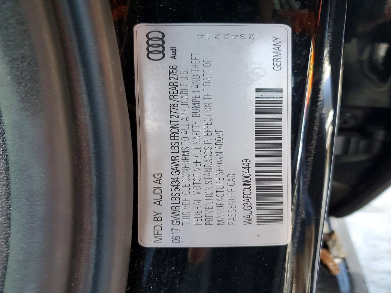 2018 AUDI A6 PREMIUM PLUS photo 12