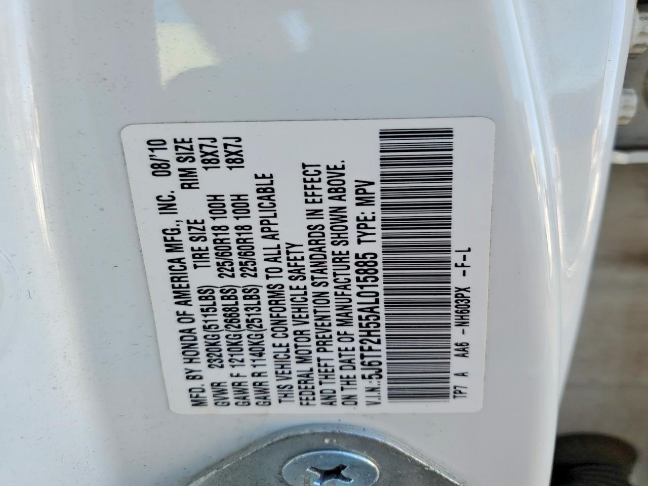 2010 HONDA ACCORD CROSSTOUR EXL photo 12