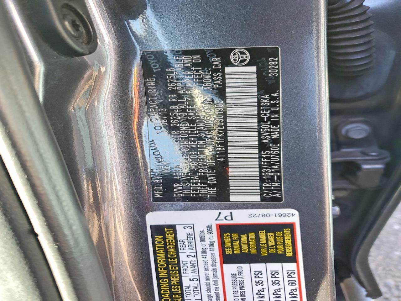 2014 TOYOTA CAMRY SE photo 23