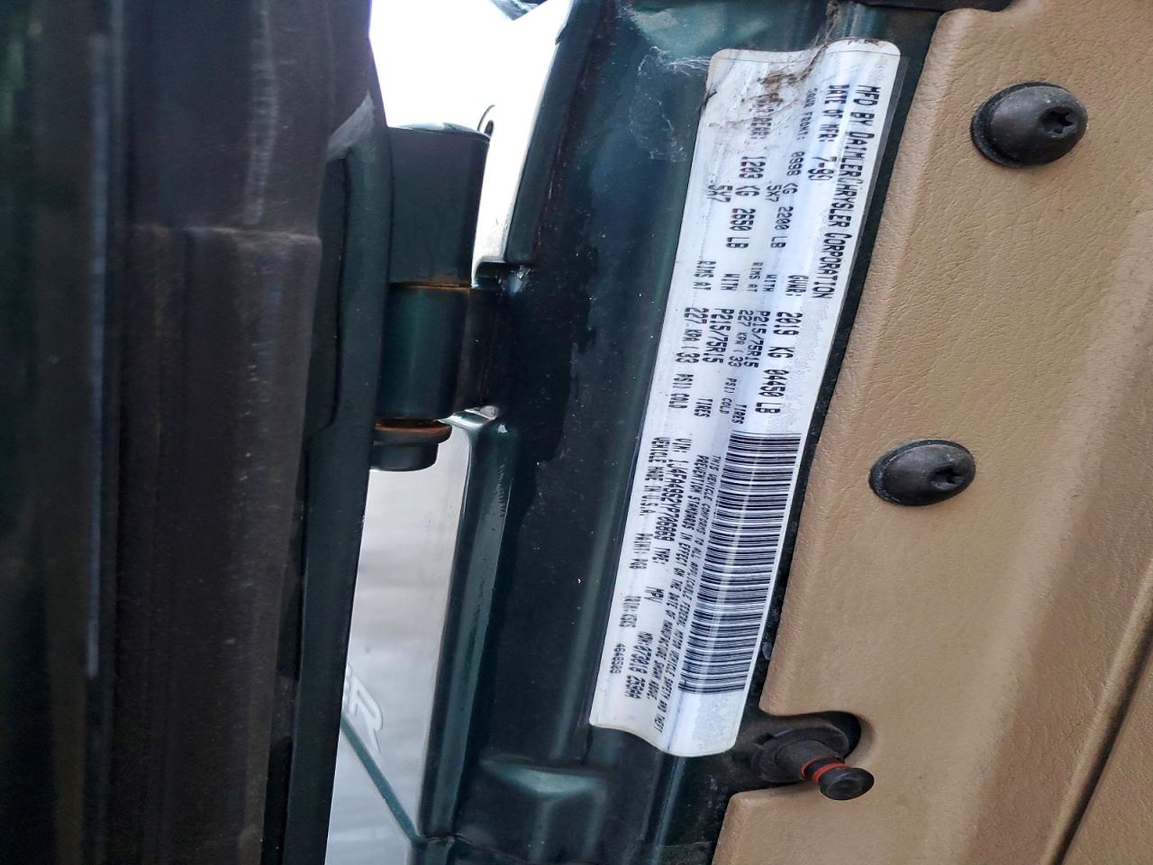 2000 JEEP WRANGLER / TJ SPORT photo 13