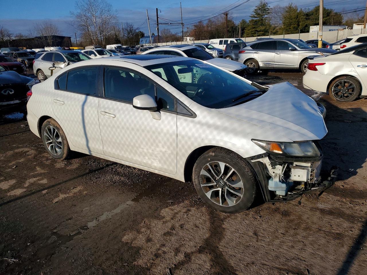 2013 HONDA CIVIC EXL photo 4