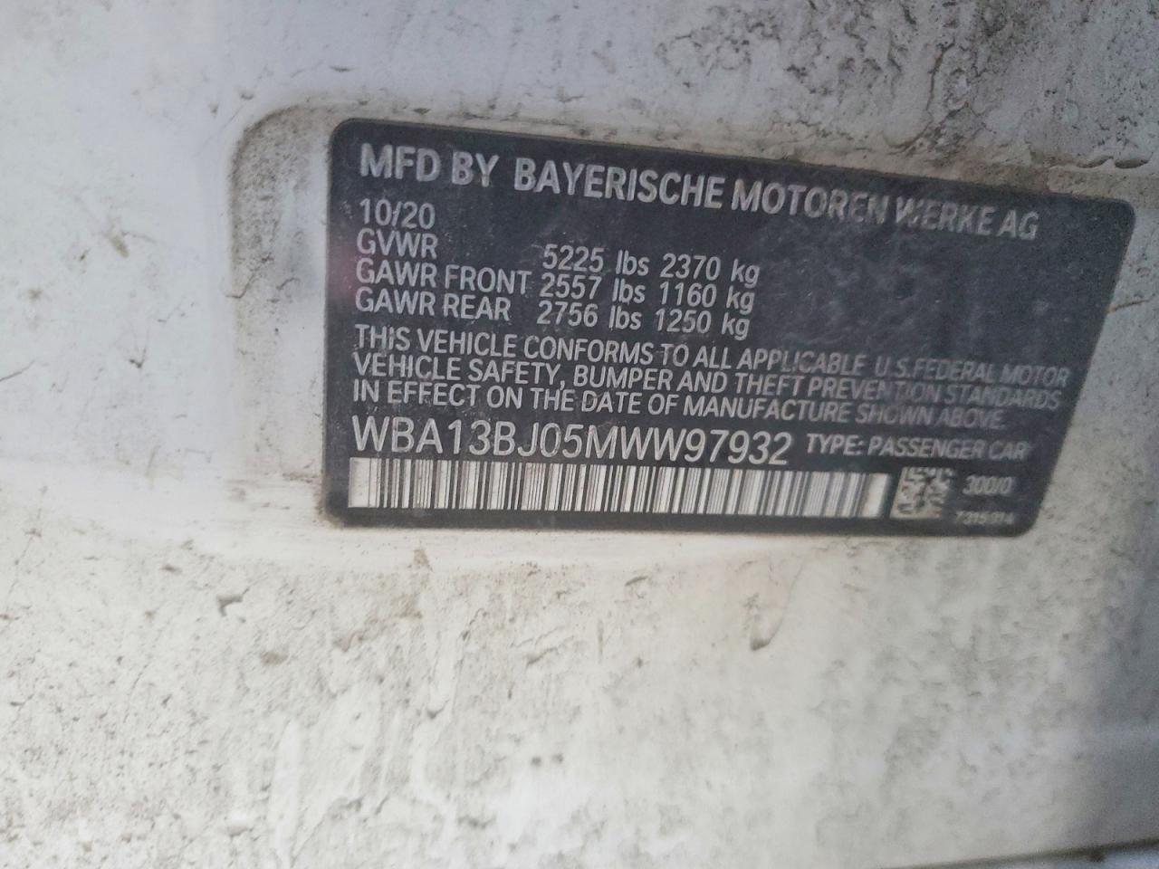 2021 BMW 530 XI photo 12