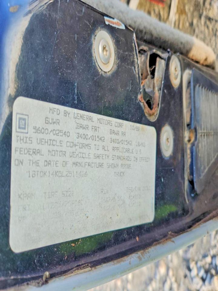 1990 GMC SIERRA photo 12