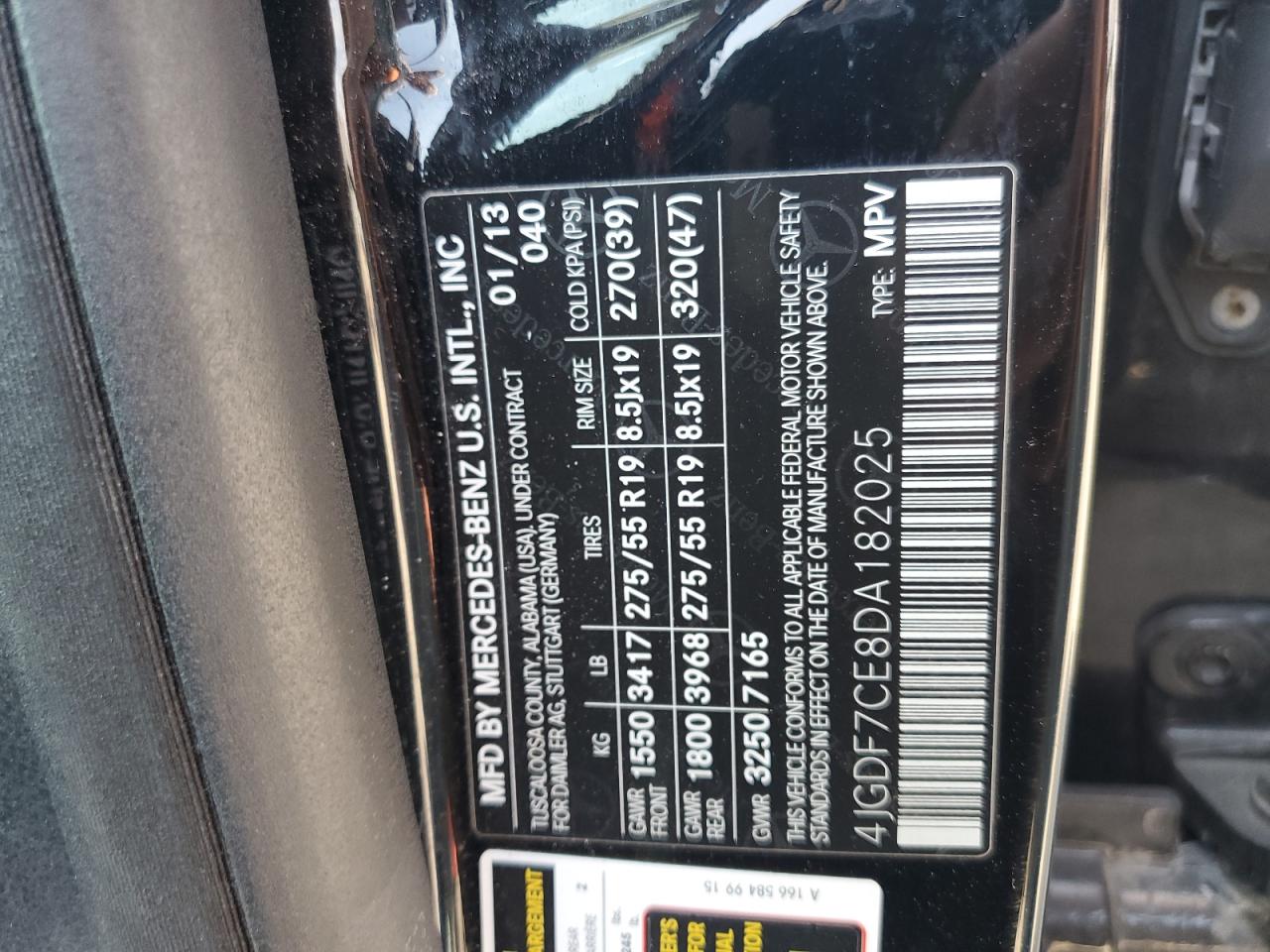 2013 MERCEDES-BENZ GL 450 4MATIC photo 13